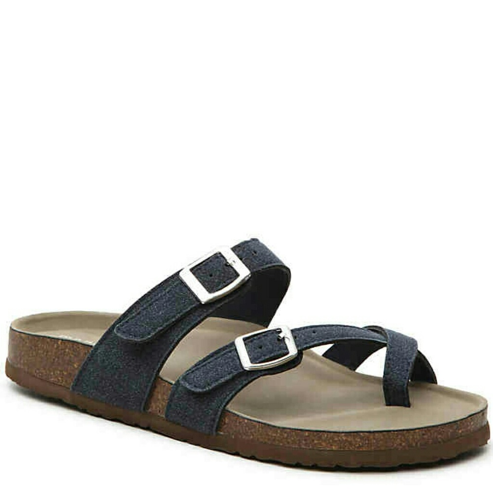 Black Madden Girl Flat Sandals Shoes